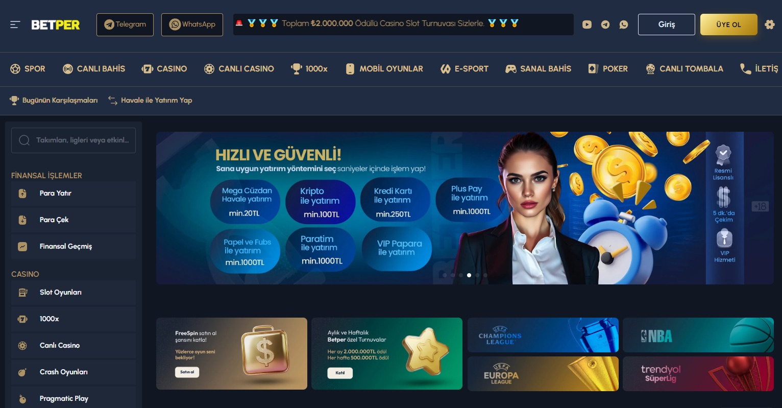 Betper Yeni Giriş